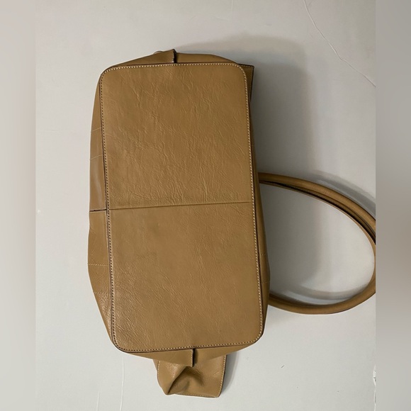 Etienne Aigner Large Handbag Tote, 100% Genuine Leather Beige Tan Rare edition - Picture 10 of 15